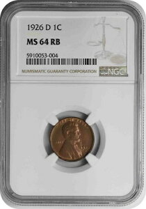 1926-D �����J�[�� �Z���g MS64RB NGC
