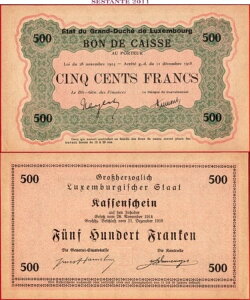 ���N�Z���u���N 500�t���� L 28 11 1914 11 12 1918 P 33a UNC- (less) ��������