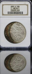 1885 O �����K�� �_���[ OLD NGC MS 65 �����X�^�[ �g�i�[!