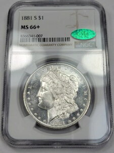 1881�N S $1 �����K����� NGC MS66+ PLUS �Z�~PL �E���g���n�C�O���[�h *H838