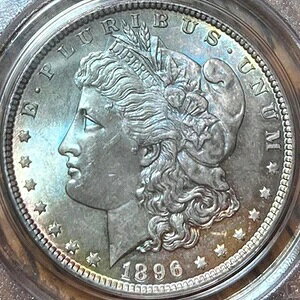 1896�N ���[�K�� 1�h�� PCGS CAC MS64 �p�X�e���J���[ ���C���{�[�g�i�[ mikesartifacts �r�f�I