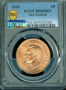 1940 Nj[W[h 1D yj[ PCGS MS65 RD MAC FINEST WXg AB