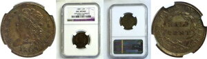 1809 1/2C NVbNwbhn[tZg NGC UNC ו̃N[jOs\