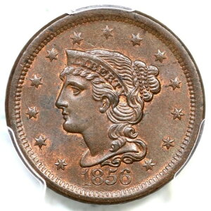 1856N N-14 PCGS MS 64 BN ҂ݍ݃wA [WZgRC 1Zg