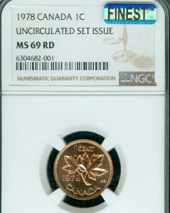 1978N Ji_ Zg NGC MS69 RD PQ MAC ōO[h X|bgX  *