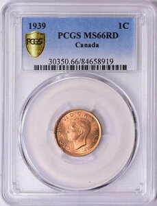 1939NJi_1ZgPCGS MS-66 RDB󏭂ȍO[hJi_X[ZgB