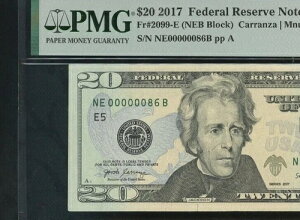 2017A FRN �m�[�g ���b�`�����h �t�@���V�[ �V���A���ԍ� Fr# 2099-E 20�h�� PMG 55 (00000086)