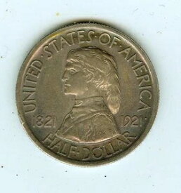 1921年ミズーリ州建国100周年記念銀貨
