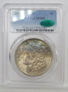1882�N S ���[�K���h�� PCGS MS65! CAC�X�e�b�J�[! �����X�^�[���C���{�[�g�i�[!