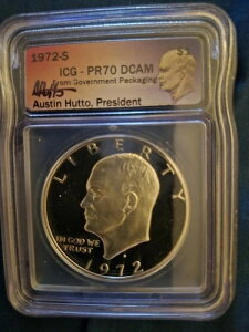 :1972-S 1h AC[n[ Vo[_[ ICG PR70 fB[vJI nCO[h