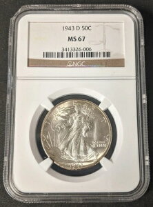 1943N D EH[LOEoeB Vo[ n[th ~ NGC MS67 ~ WF 50Zg