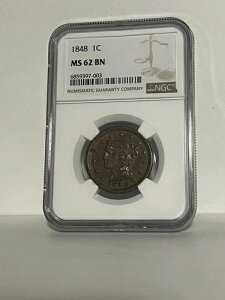 NGC MS-62 BN 1848 �҂ݍ��݃w�A ���[�W �Z���g�A���ɉs���A����̂���W�{!