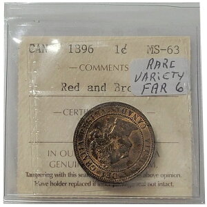 1896�N�t�@�[6�J�i�_1���[�W�Z���gCertifield ICCS RB MS-63