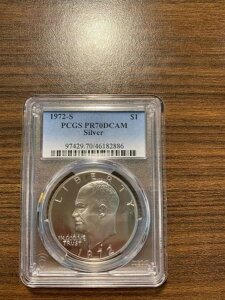 1972-S AC[n[EACN Vo[_[ 1h PCGS v[t PR 70 fB[vJI (DCAM)