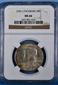 1936 �N�����`�o�[�O�L�O�n�[�t �h�� NGC MS 66 - �A�[�X �p�X�e��!!!