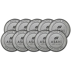 10�� (10) 1�I���X �V���o�[���E���h - �A�T�q ���i �X�l�[�N �f�U�C�� .999 �t�@�C��