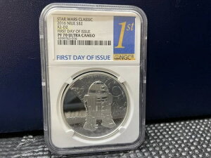 2016N NIUE S$2 X^[EH[Y NVbN R2-D2 NGC PF 70 UC s OGPt