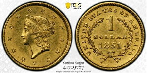 1851 N 1 h݁APCGS Ӓς݁A UNC ڍ - N[jOς݁B