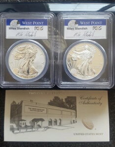 2013 W �V���o�[ �C�[�O�� �Z�b�g PCGS 70 �t�@�[�X�g �X�g���C�N (�}�C���Y �X�^���f�B�b�V�� �I�[�g) + BOX & COA