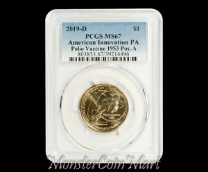 2019 D Cmx[V h |WeBu A PCGS MS67 - PA |IN` 1953 - POP 9/0