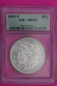1881 S MS 64 oeB K Vo[ _[ ICG F { 1147