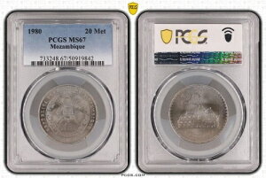 Ur[N 20eBJCX UNC RC 1980N KM#103 ^N PCGS O[fBO MS67 gbv??