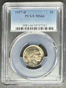 1937-D obt@[ jbP PCGS MS-66A3 _w 5 h!!