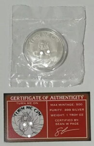 STL MINT 1gCIX .999 Vo[ A[g Eh XpCV[Vo[ Turn Me On COAt LTD 500