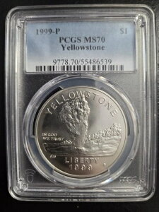 1999-P �C�G���[�X�g�[���L�O��� PCGS MS70 �u���[���x��