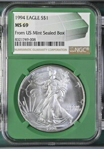 1994N 1h AJ Vo[ C[O NGC MS69 - O[ RA čǖJ{bNX #008