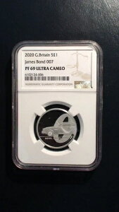 2020�N �p�� NGC PF69 UCAM 1�|���h �W�F�[���Y �{���h 007 .999 �V���o�[ 1/2�I���X �R�C��!