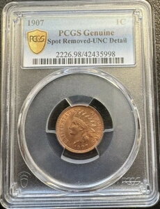 1906�N�C���f�B�A���w�b�h�y�j�[ PCGS �ڍ� - �V�~����