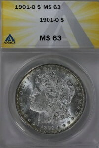 1901-O $1 ANACS MS 63 K݁A~XEoeBEwbhEhA$1