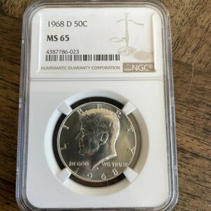 1968 D 50C PlfB n[t h NGC MS-65 gv݁B