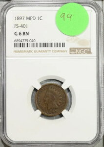 1897�N �C���f�B�A���w�b�h �Z���g NGC G 6 �ǍD MPD FS-401 #5-040