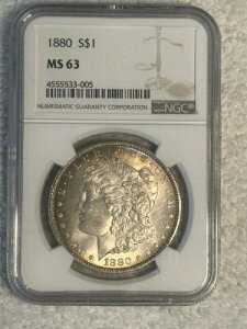 1880-P NGC MS63 ���C���{�[?? �g�[�����H �����K�� �V���o�[ �h��