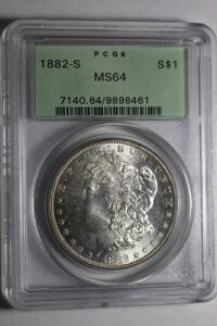 1882�N S ���[�K����� PCGS MS63 OGH �O���[���z���_�[ #461