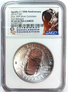 2019�N P �A�|��11�� �V���o�[�h�� NGC PF69 �E���g���J���I 50���N�L�O