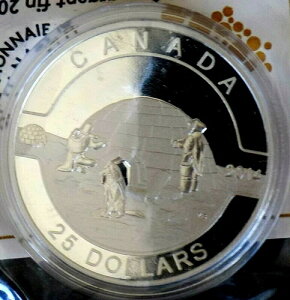 2014年 25ドル 銀貨 O カナダ イグルー プルーフ ロイヤルカナディアンミント 密封プラスチック
