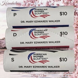 2024 PDS Dr MARY EDWARDS WALKER、女性用クォーター3ロールセット 24WRB 優先配送