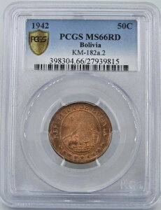 {rA 50Z^{ 1942N 1st die PCGS MS66 RD RED UNC RC