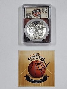 2020-P 1ドル プルーフ バスケットボール殿堂入り ドル PCGS PR70DCAM FDOI NAISMITH PC