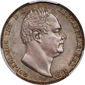 G.B. ウィリアム3世 1831年 6ペンス銀貨、未流通、PCGS認定 MS64