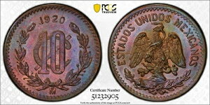 LVR GX^hX EjhX 1920 10 Z^{X RC F  PCGS MS66-BN