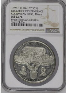 1892-93NVJSERrA HK#157-Ɨ錾_-NGC MS62PL