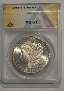 1885 S ANACS O[h MS63 K _[ 1 h  (č) - f炵 BU!