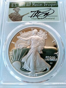 2021-W �V���o�[�C�[�O�� �^�C�v2 PCGS PR70DCAM �A�h�o���X�����[�X �N���[�u�����h �~�j�b�c�}��