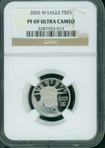 2005-W 25�h�� ���R�̏��_�� �v���`�i 1/4�I���X NGC PR69 �v���[�t PF69