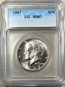 󏭁iSMSł͂Ȃj1967NPlfB50ZgICG MS 67i1000h