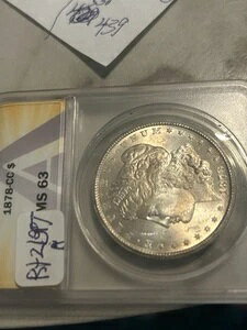 1878 cc ANACS Ms 63 �����K���E�_���[ �N�[���g�[���p�^�[�� �\�ʃ��b�N????